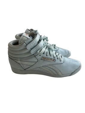 Reebok Cardi B Freestyle High Top Shoes Glass Blue The 54-11 Sneakers Sz 8